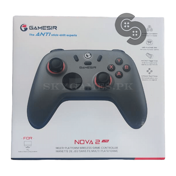 GameSir Nova 2 Lite Multi-Platform Wireless Controller Switch/PC/Mobile - Midnight Gray retail box