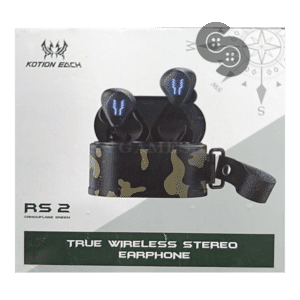 Kotion Each RS2 True Wireless Earbuds - Camouflage Green retail box